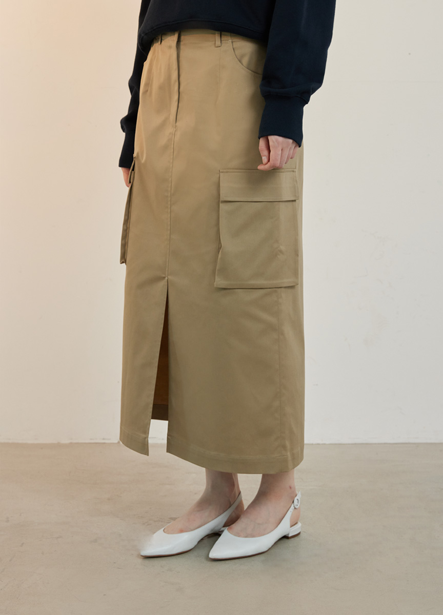 混棉前開叉工裝裙